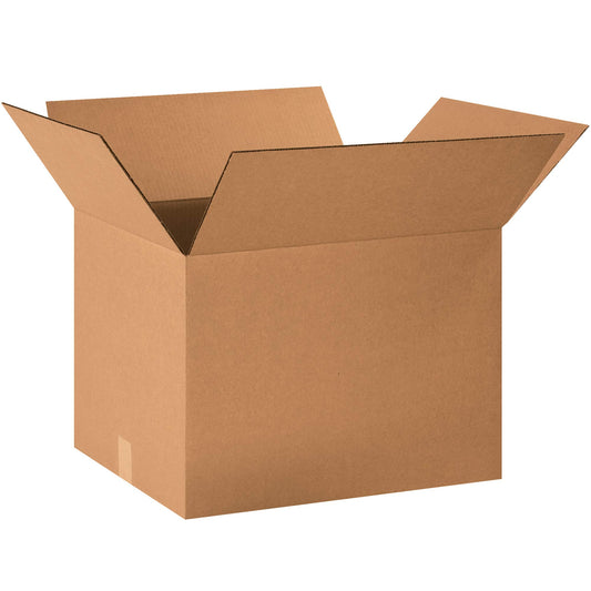 BOX USA Shipping Boxes Medium 20"L x 16"W x 14"H 20-Pack - Corrugated Cardboard Box for Moving, Mailing, Packing, Packaging and Storage