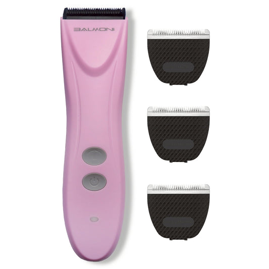 BALMONI Cordless Pet Grooming Kit for Dogs & Cats, Quiet & Powerful Motor Paw & Face Trimmer, Lightweight Clipper, Dopamine Pink, Parent (Bundle-Dopamine Pink)