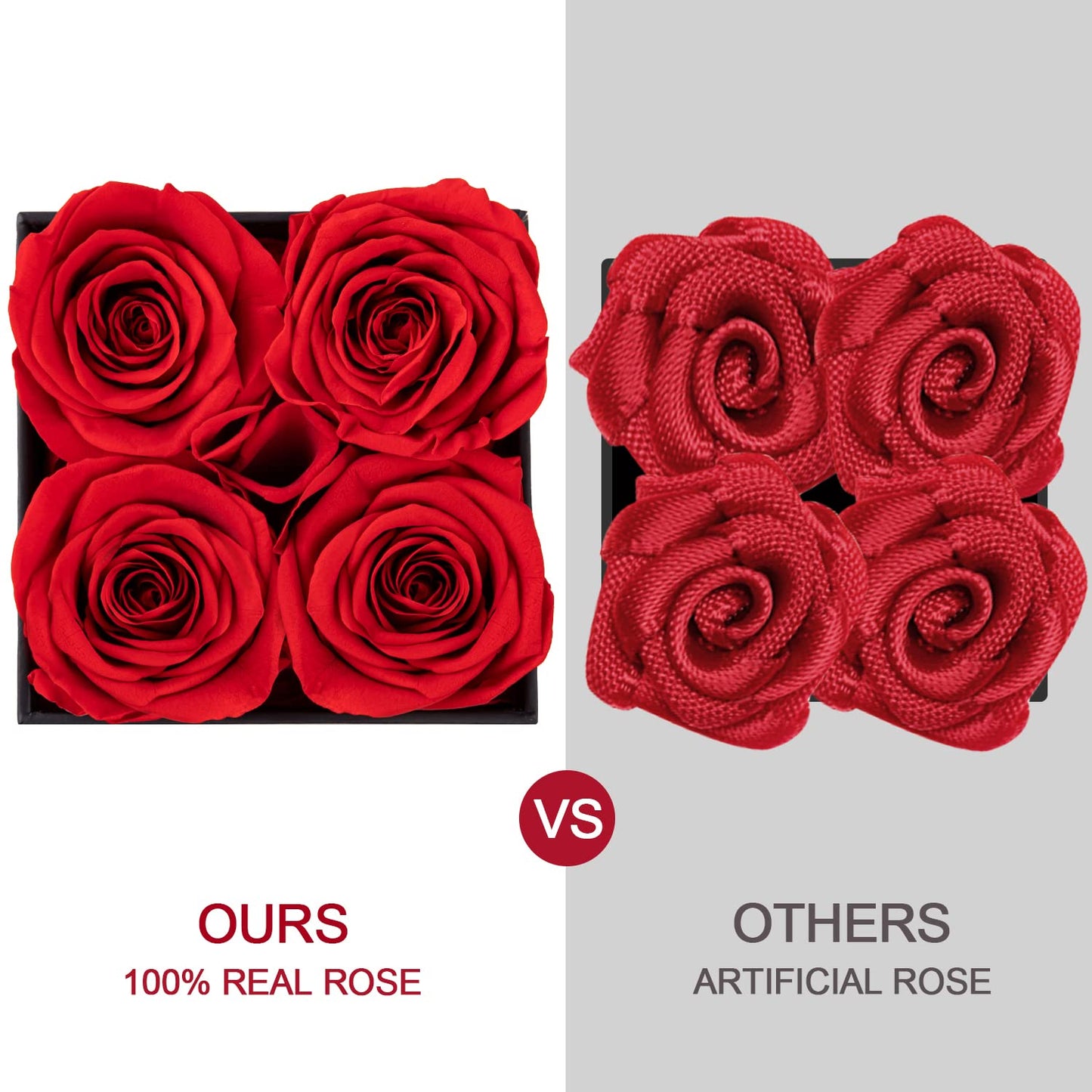 Impouo Preserved Rose, Mothers Day Roses in a Box, Forever Preserved Roses Gift for Mom, Birthday Gifts for Women/Mom/Girlfriend/Wife/Grandma/Her