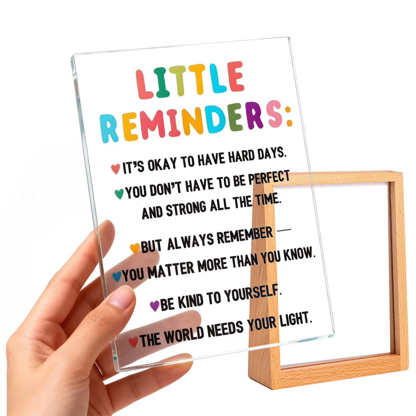 Motivational Gifts for Women - Encouragement Gifts for Women Motivational Quote Desk Sign, Positive Affirmation Office Decor, Coworker Gift, Desk Accessories, Home & Office Decoration