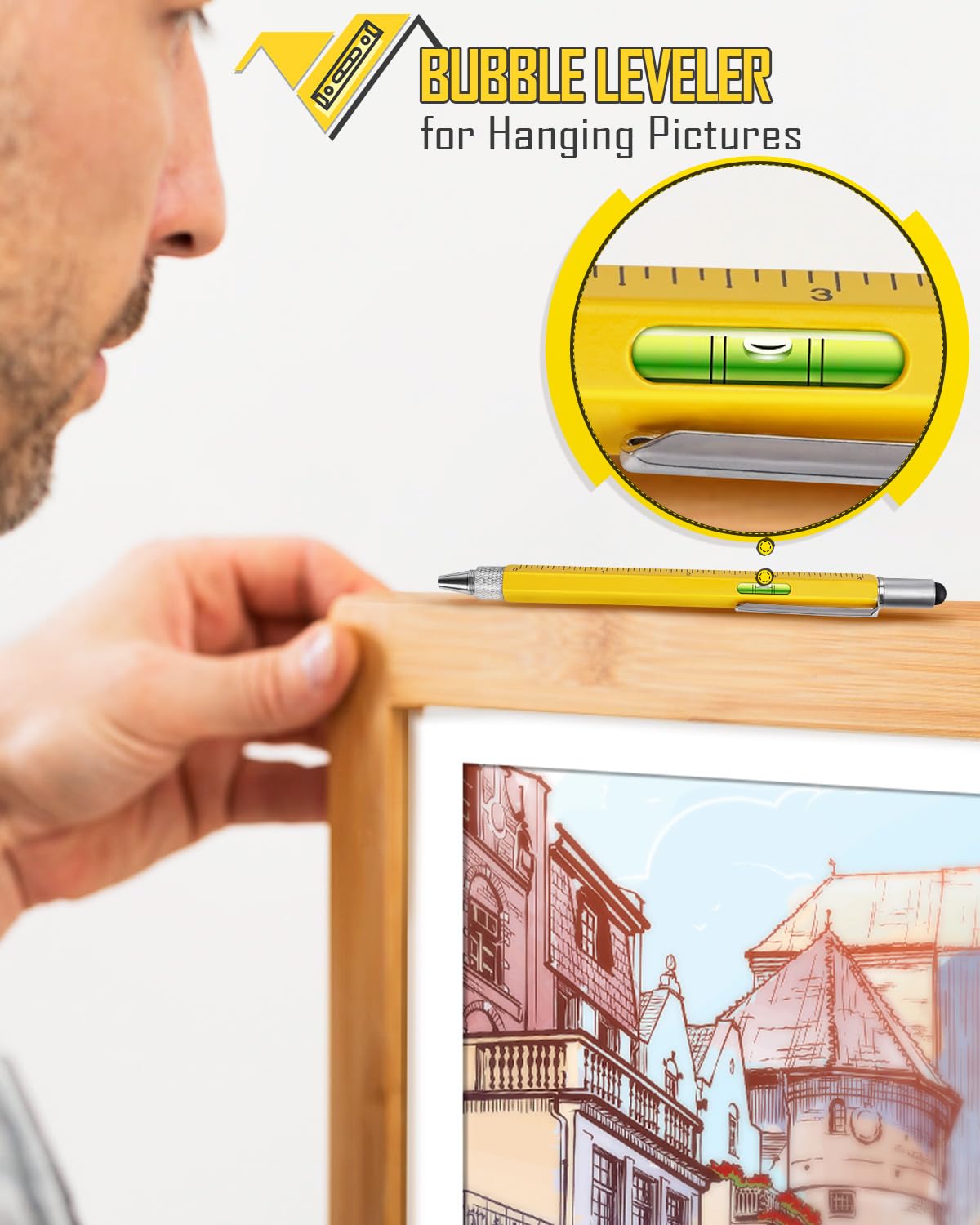 Stocking Stuffers for Men Adults, Gifts for Men Multitool Pen, Mens Christmas Gifts for Dad Husband, White Elephant Gifts for Adults, Dad Gifts from Daughter Son, Cool Tools Gadgets Birthday Present