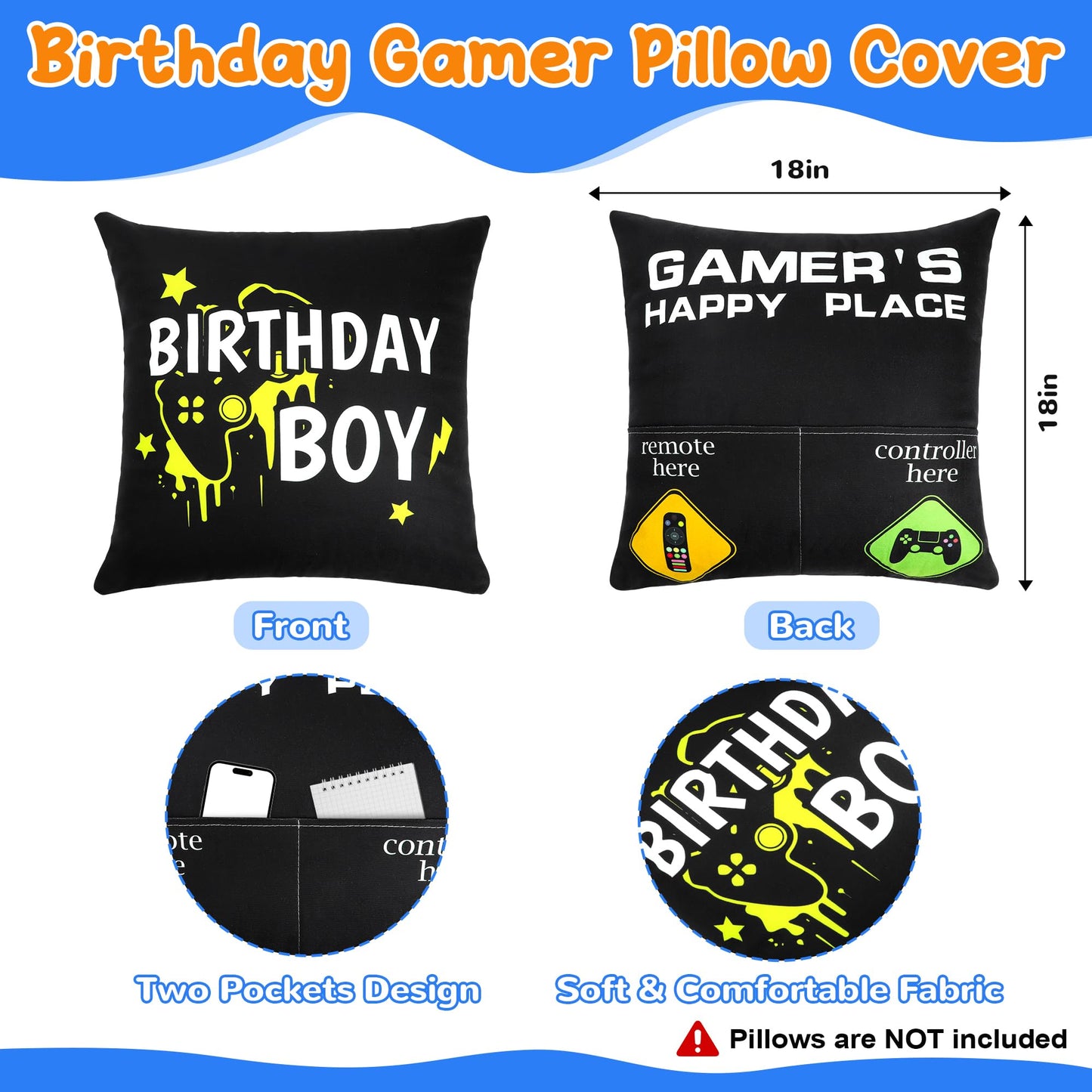 Splandiant 9 Year Old Boy Birthday Gift Ideas, Funny Gamer Birthday Gift Set for 9th Boys, Nine Years Old Gamepad Gifts Ideas for Boys Son Grandson Nephew Friend Video Game Lovers