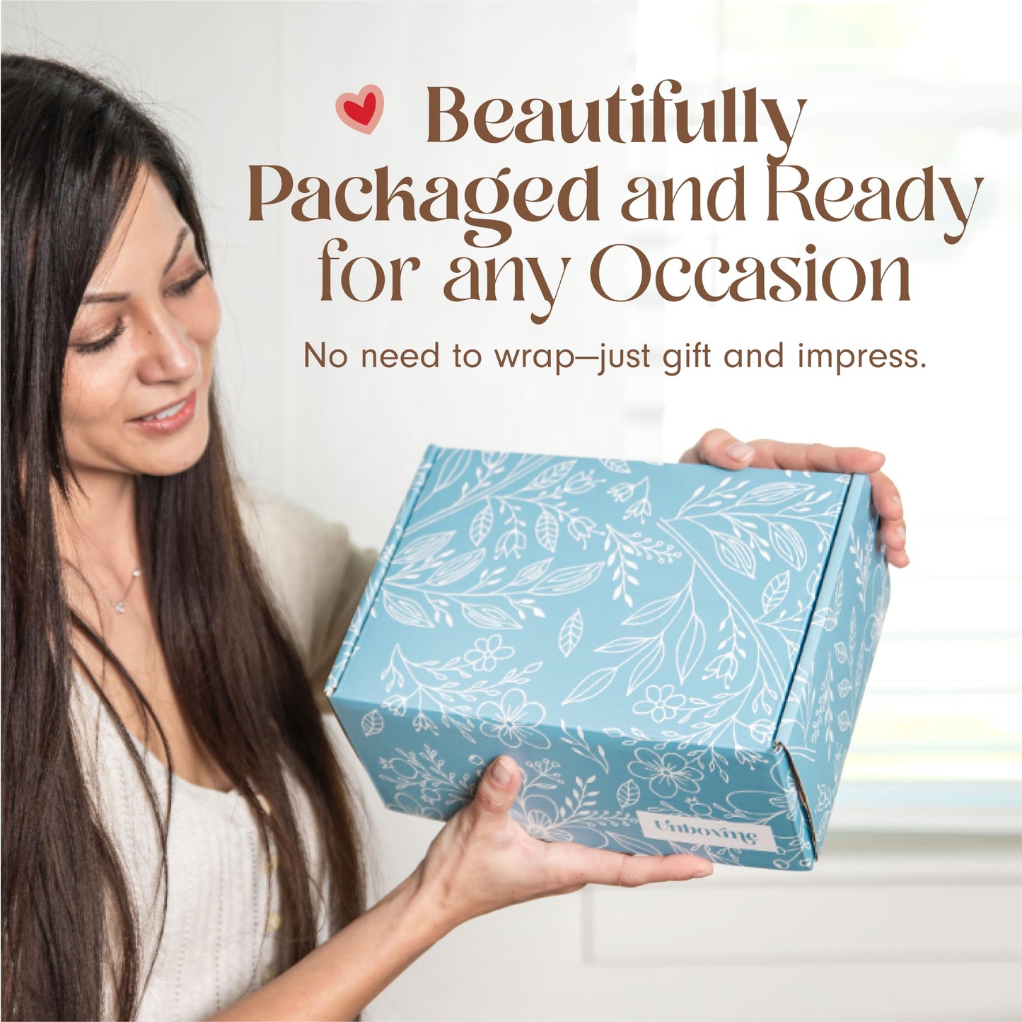 Unboxme Thank You & Appreciation Gift Basket for Women, Cozy Care Package with Tea, Mug, Socks & Honey, Ready to Gift for Friends, Clients & Coworkers