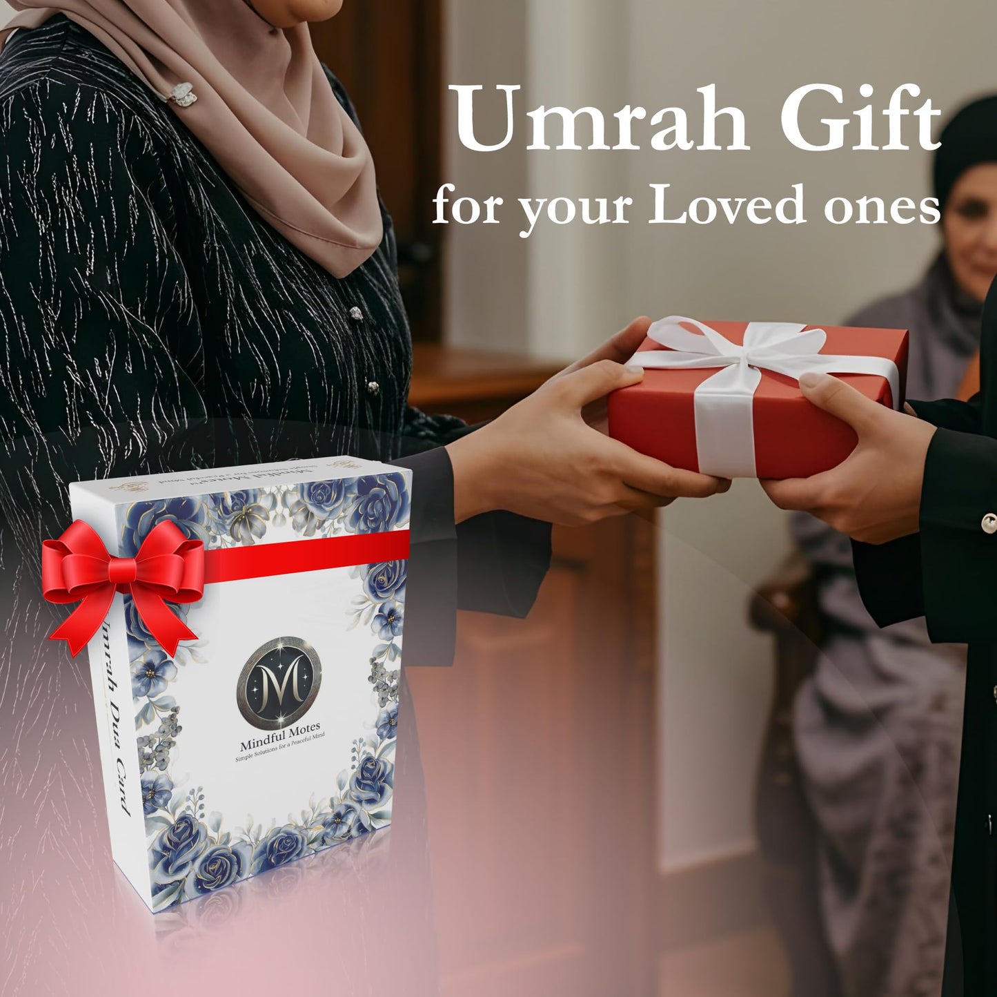 Umrah Dua Cards – Islamic Cards, Portable with Storage Box & Lanyard & Gift Box, Umrah Essentials, Umrah Mubarak Gift, Muslim Gifts for Men & Women, Umrah Gifts & Quran Gift