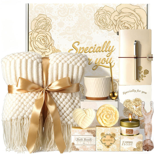 Gifts for Womens Birthday Gift for Women Self Care Mothers Day Gift for Mom Wife Grandma Sister Friend - Thinking of You Relaxation Gift Spa Gifts Baskets for Women, Get Well Comfort Gifts for Women