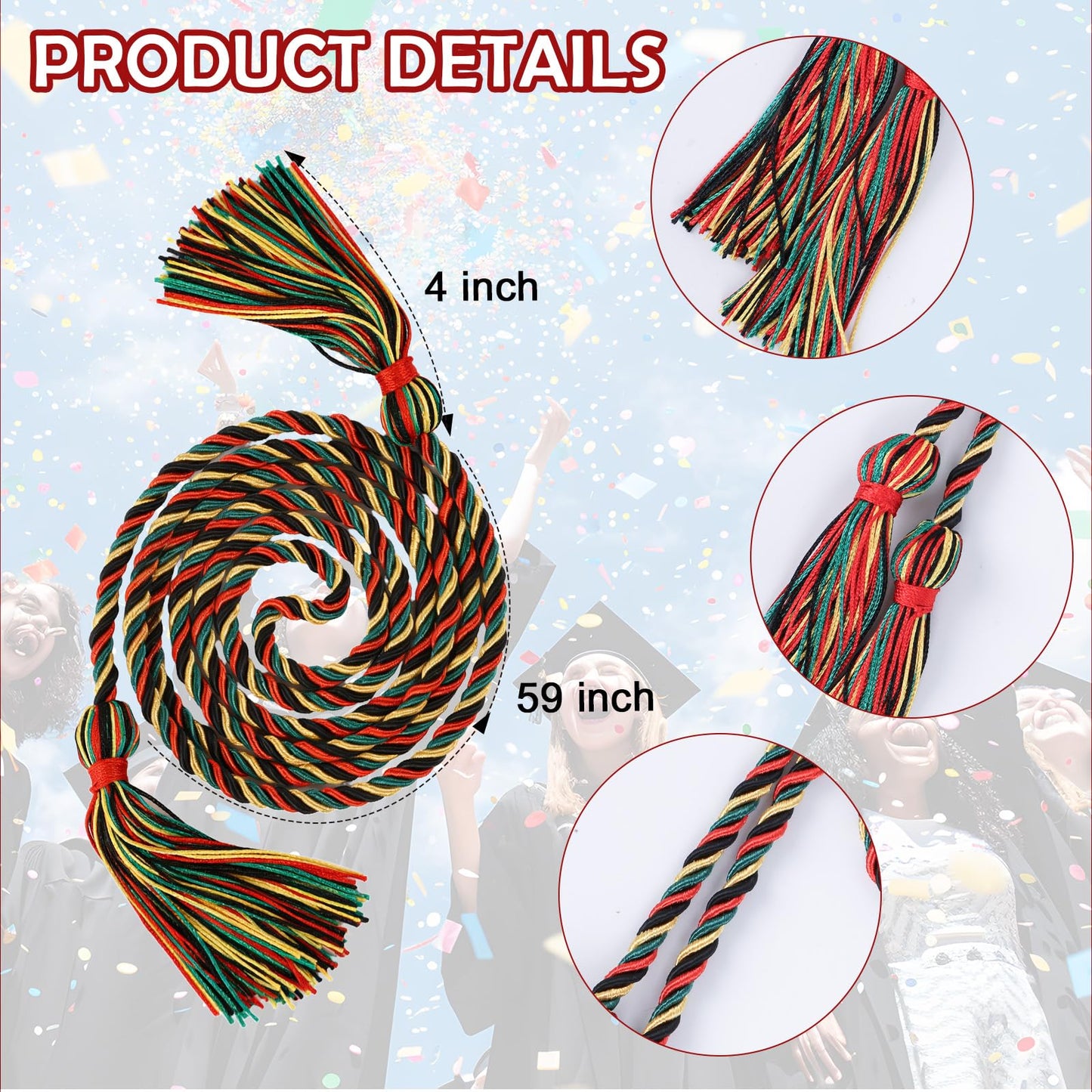 Silkovahamd Black Kente Graduation Stole - Black Grad Matters Class of 2026 Honor Cord Sash for College High School Graduates Academic Ceremony Accessory Gifts