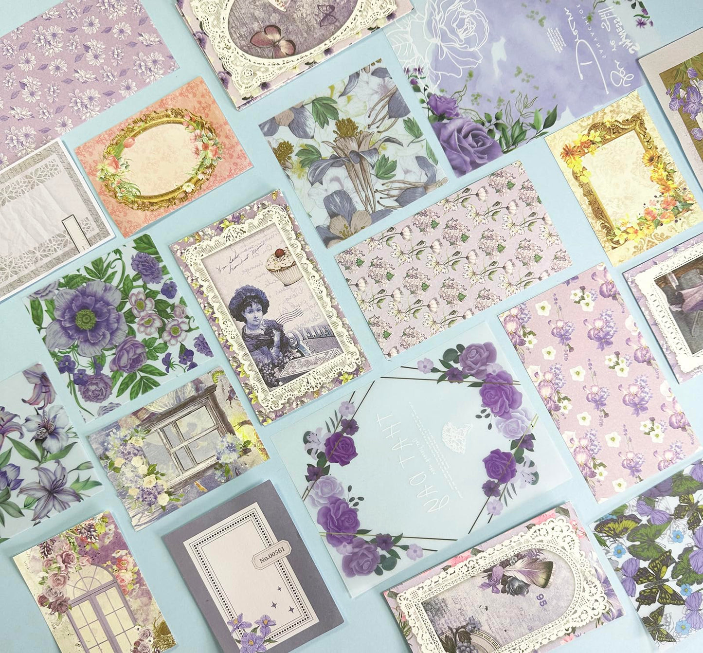 Scrapbooking Supplies Kit, Vintage Junk Journal Supplies Aesthetic Journaling Kit for Bullet Scrapbooking, Stationery, Planner, DIY Craft Journal Supplies for Teen Girls Adults Women, 354pcs