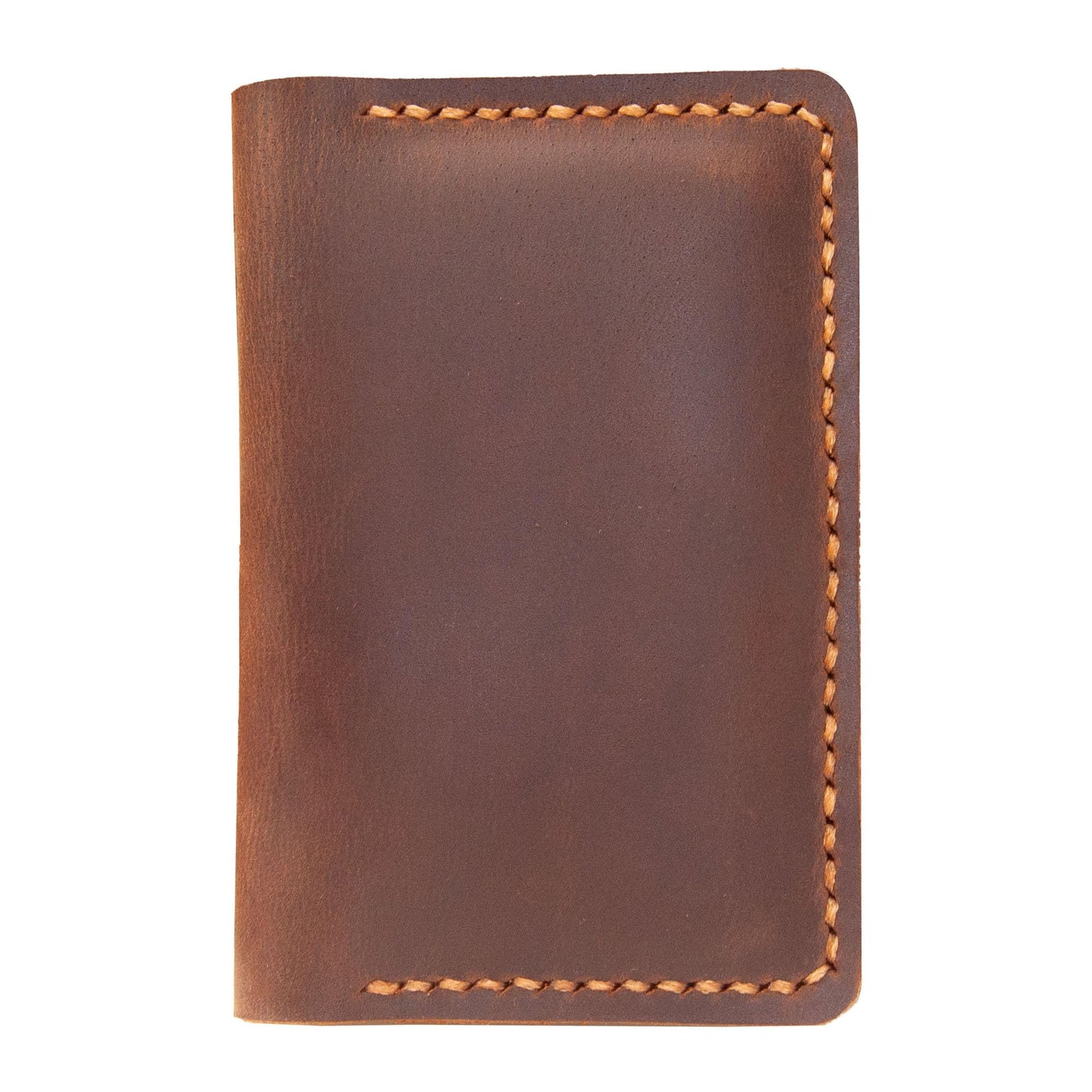 Leather Card Holder, Origami Wallet, Coin Purse Case, Credit Card Wallet, Credit Card Holder, Magnet button wallet Christmas gifts (Brown)