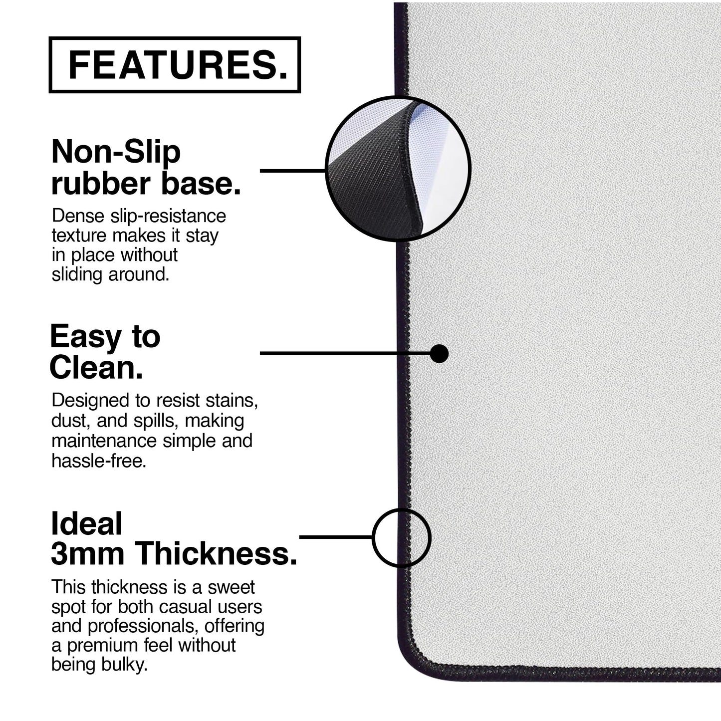 MPCO. Original Large Gaming Desk Mat – 36" x 17" Duraglyde Manga Motors Benjis-BMW Full Desk Mouse Pad for Smooth Precision – Non-Slip, Washable Extra-Large PC Mouse Pad for Gaming Sessions