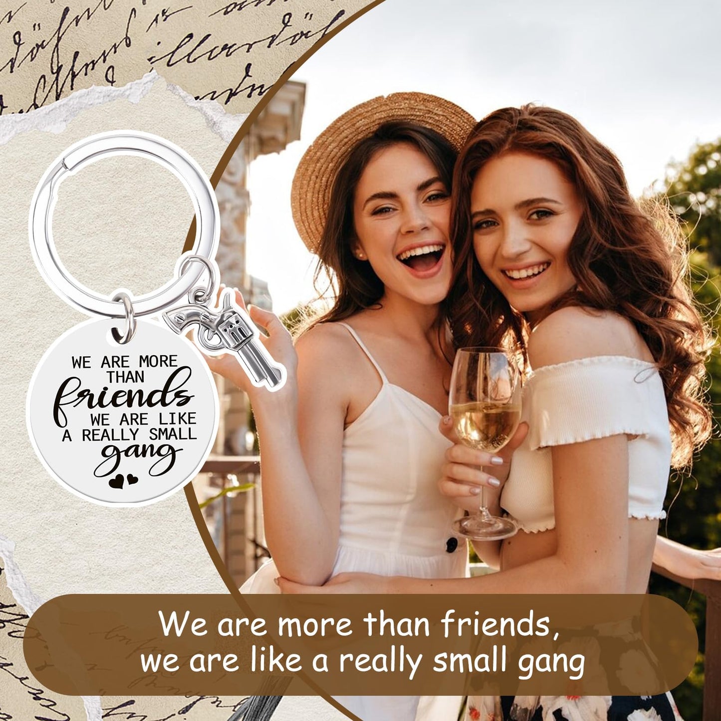 Haukea Best Friend Birthday Gifts for Women Bestfriend Gifts Ideas Friendship Gift for Female Bestie Bff Gift Friendship keychain