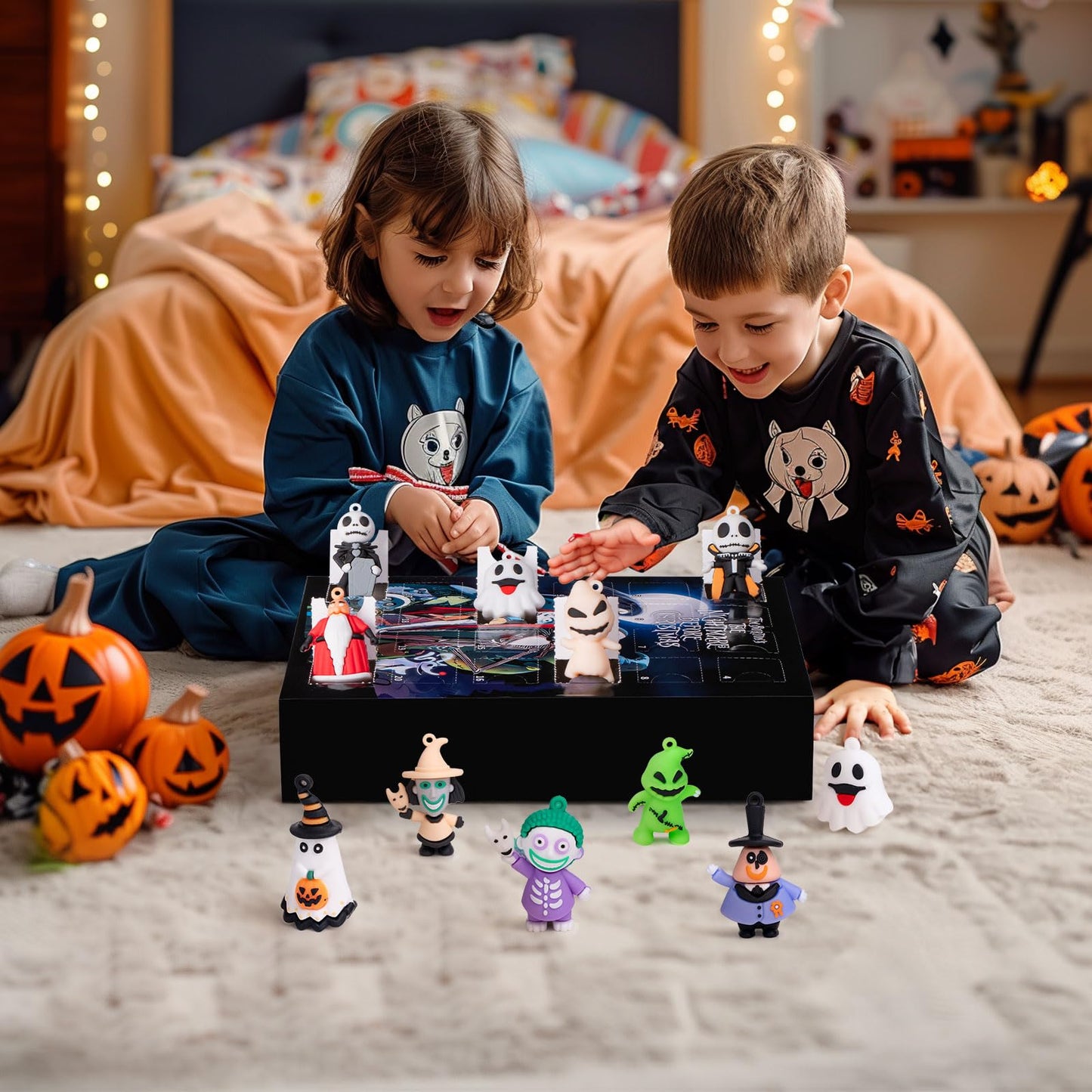 Nightmare Advent Calendar,Advent Calendar 2026,with 24 Collectible for Kids Adult Boys Girls,Halloween Countdown Calendar Boo Basket Stuffers Trick or Treat