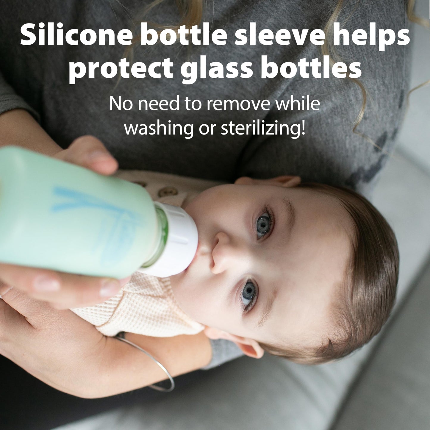 Dr. Brown's Anti-Colic Options+ Narrow Glass Baby Bottle Starter Set with Level 1, 2, and 3 Nipples, Silicone Sleeves, Soft-Touch Brush, Travel Caps, and HappyPaci, 0m+ (Packaging May Vary)