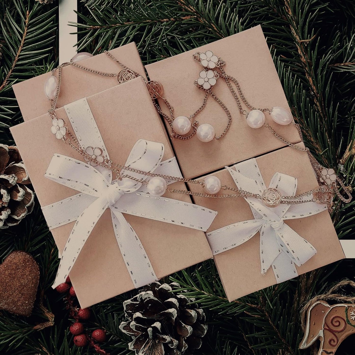 RJ Displays 15 Pack Jewelry Brown Kraft Color Paper Cardboard Cotton Filled Jewelry Bracelets, Necklaces, Brooch, Bangles, Watches Gift Display Presentation Box Size 7" x 5" x 1-1/8"