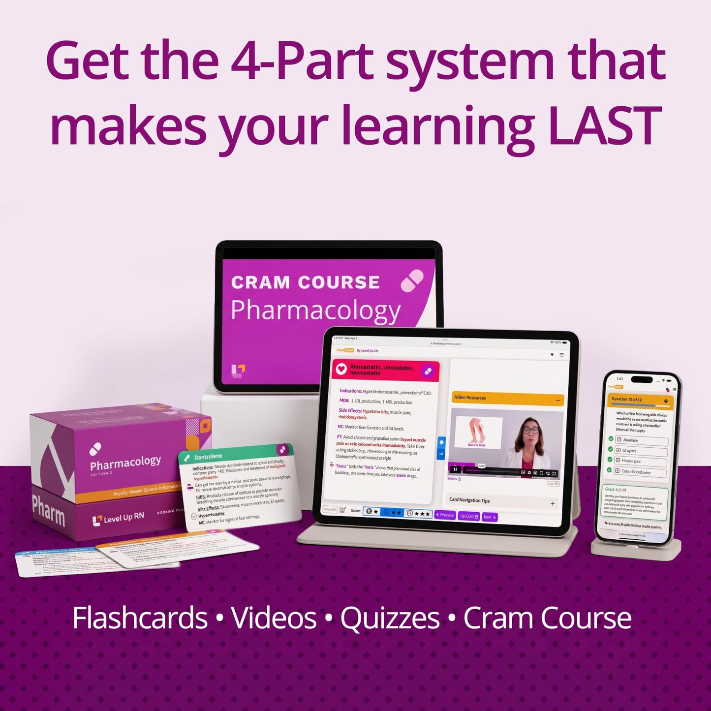 Pharmacology Flash Cards – No Fluff – Nursing School Essentials for Students – 2026 NCLEX ATI HESI Review LPN RN Flash Cards (223 Cards)