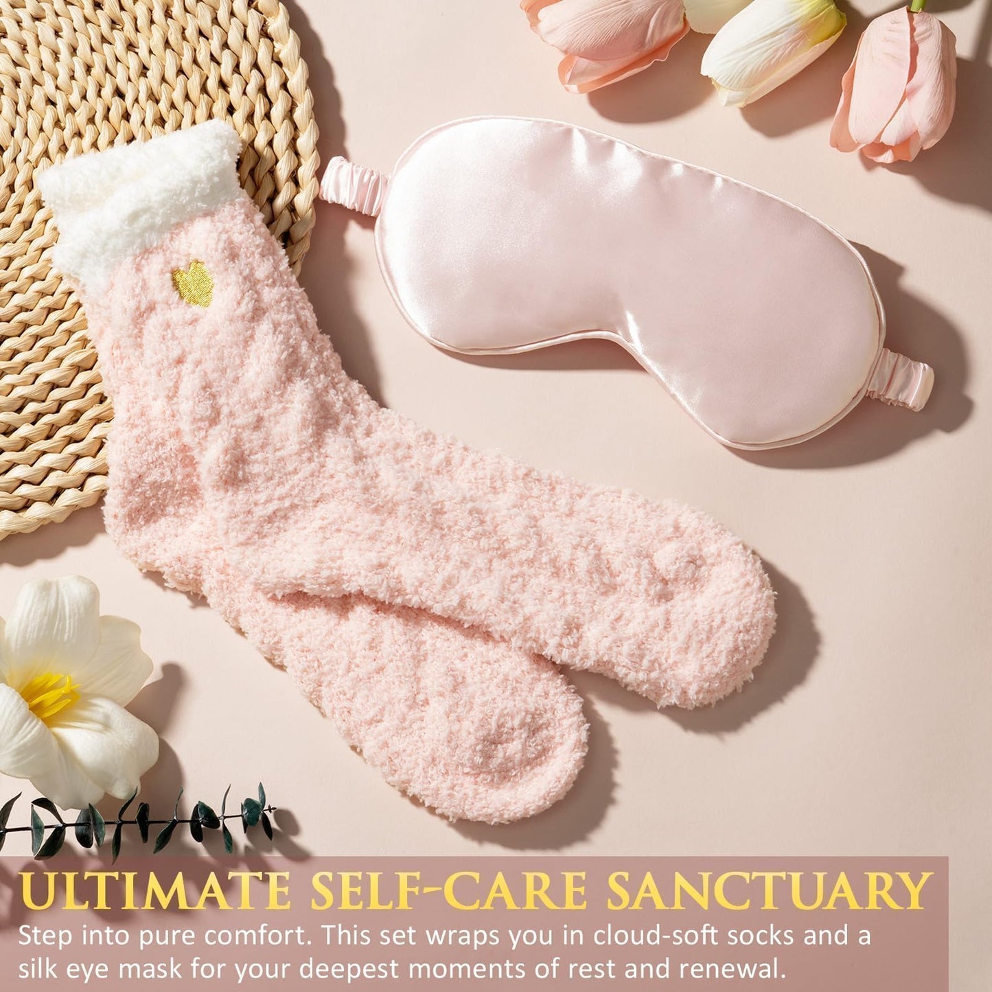 Mothers Day Birthday Gifts for Women Self Care Package Get Well Soon Gift Baskets, Thinking of You Sympathy Spa Gift Set w/ Crochet Flower Bouquet, Unique Gifts for Women Mom Sister Grandma Friends