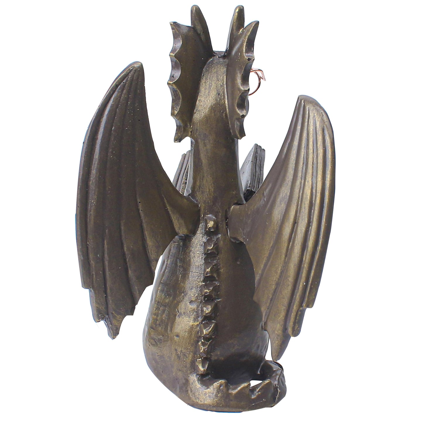 Dragon Reading Book Statue Figurine Sculpture, Wearing Glass Dinosaur Mini Cute Small Creative Ornament for Garden Bookshelf Decorations Adult Shelf Home Landscaping Outdoor Desktop Housewarming