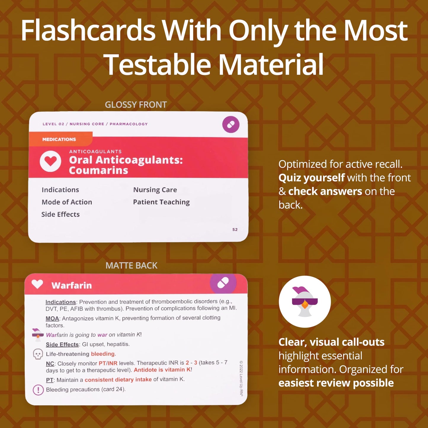 Pharmacology Flash Cards – No Fluff – Nursing School Essentials for Students – 2026 NCLEX ATI HESI Review LPN RN Flash Cards (223 Cards)