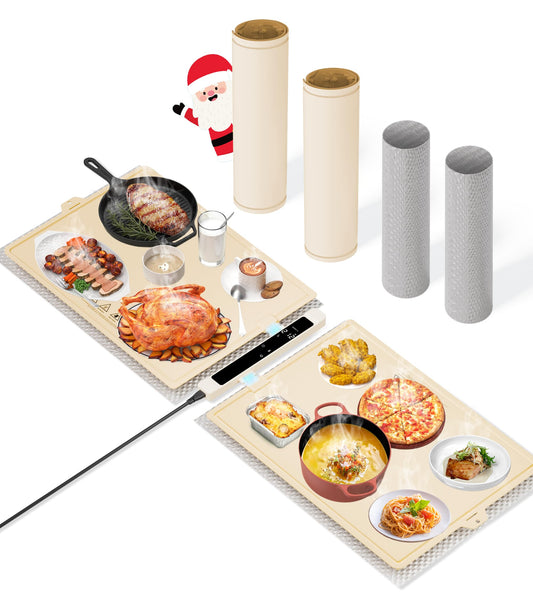 Warming Mat for Food Extra Large: 48"X16" Adjustable Silicone Food Warming Mat Heating Pad Food Warming Pad for Kitchen Counter Warming Trays for Buffets Party Hot Plates for Countertop Gifts Family
