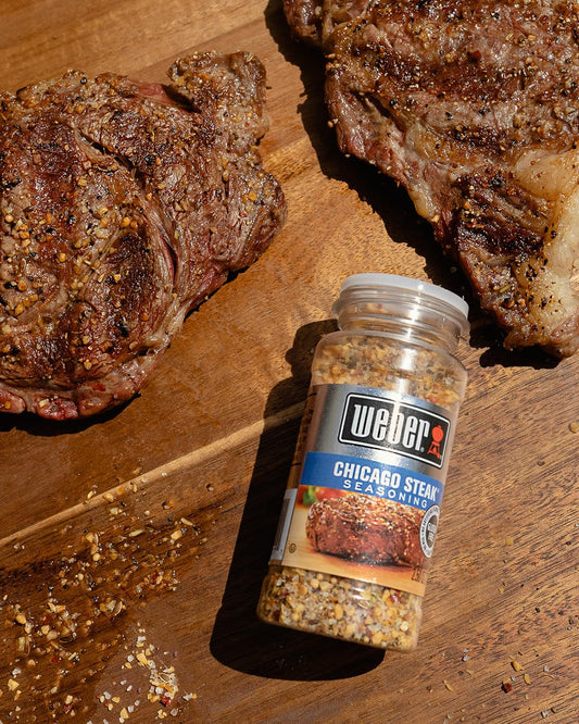 Weber Ultimate Grilling Spice Set with Roasted Garlic & Herb, Kick'n Chicken, Gourmet Burger, and Chicago Steak Seasonings