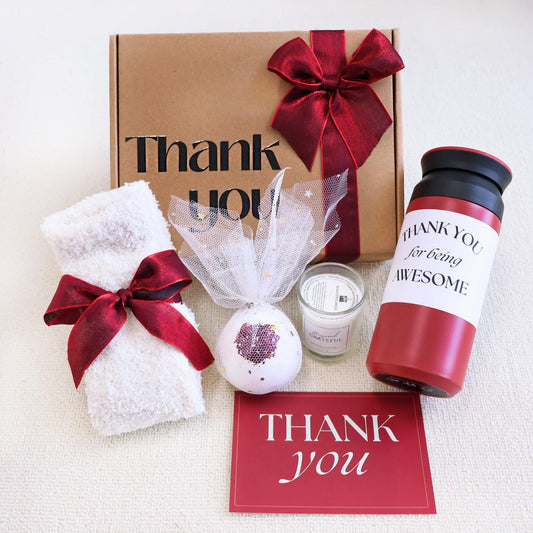 Thank You Gifts For Women, Appreciation Gifts For Coworkers, Teacher, Nurse, Friend, Boss, Mentor, Employee Appreciation Gift Baskets, Thank You Basket