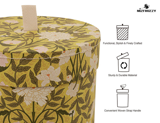 MIZFRUZZY 3-Piece Decorative Storage Boxes with Lids, wool storage, toy bin, Cardboard Keepsake Box Set, Butterfly and Bird Design, Shelf Decor, Home Decor, Modern Decoration Organizer, Toy Bin
