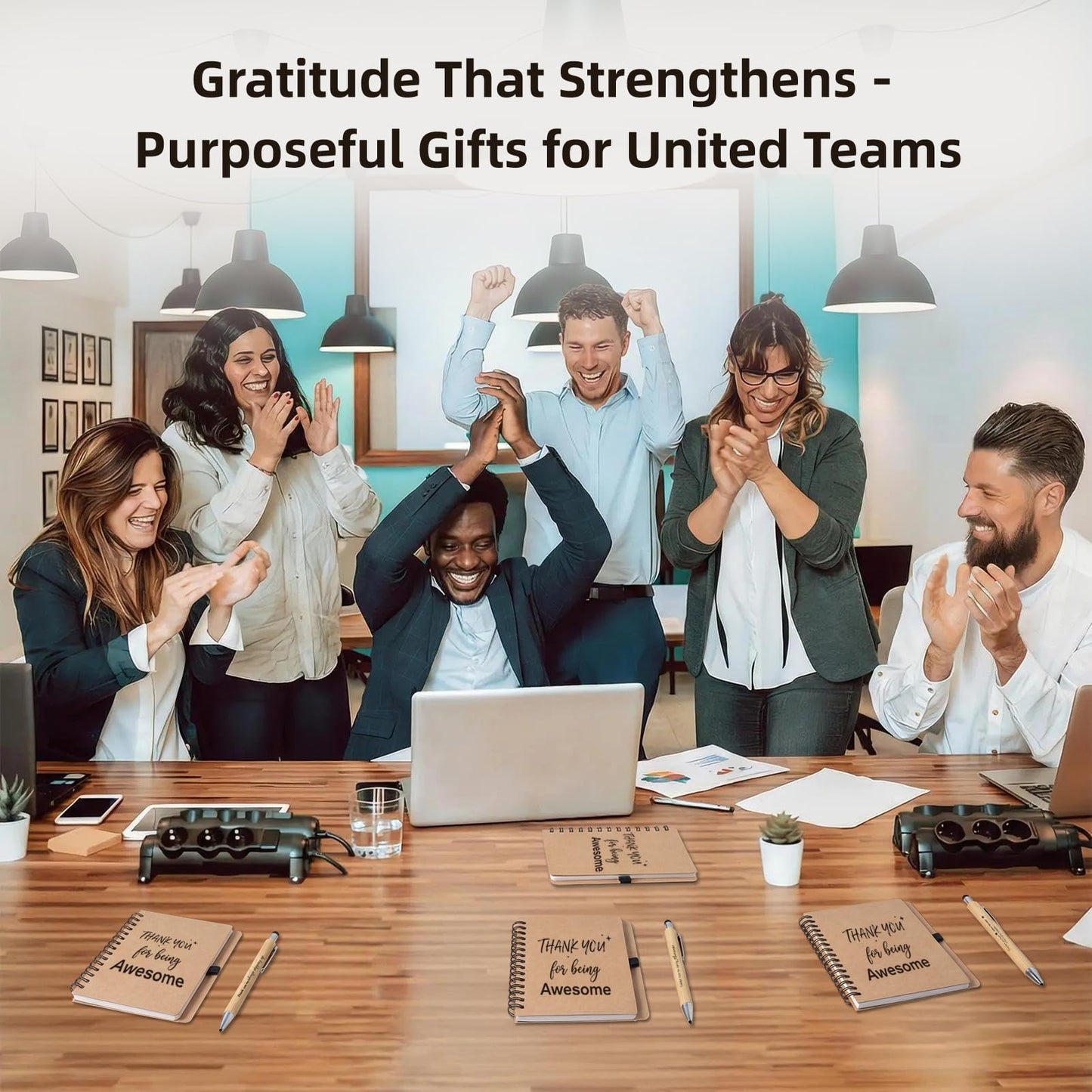 30Pcs/15-Set Employee Appreciation Gifts Bulk, 15 Inspirational Notebooks & 15 Motivational Pens, Appreciation Gift for Coworkers,Teachers, Nurse, Volunteer, Housekeeping, DSP, Team, Gifts for Office