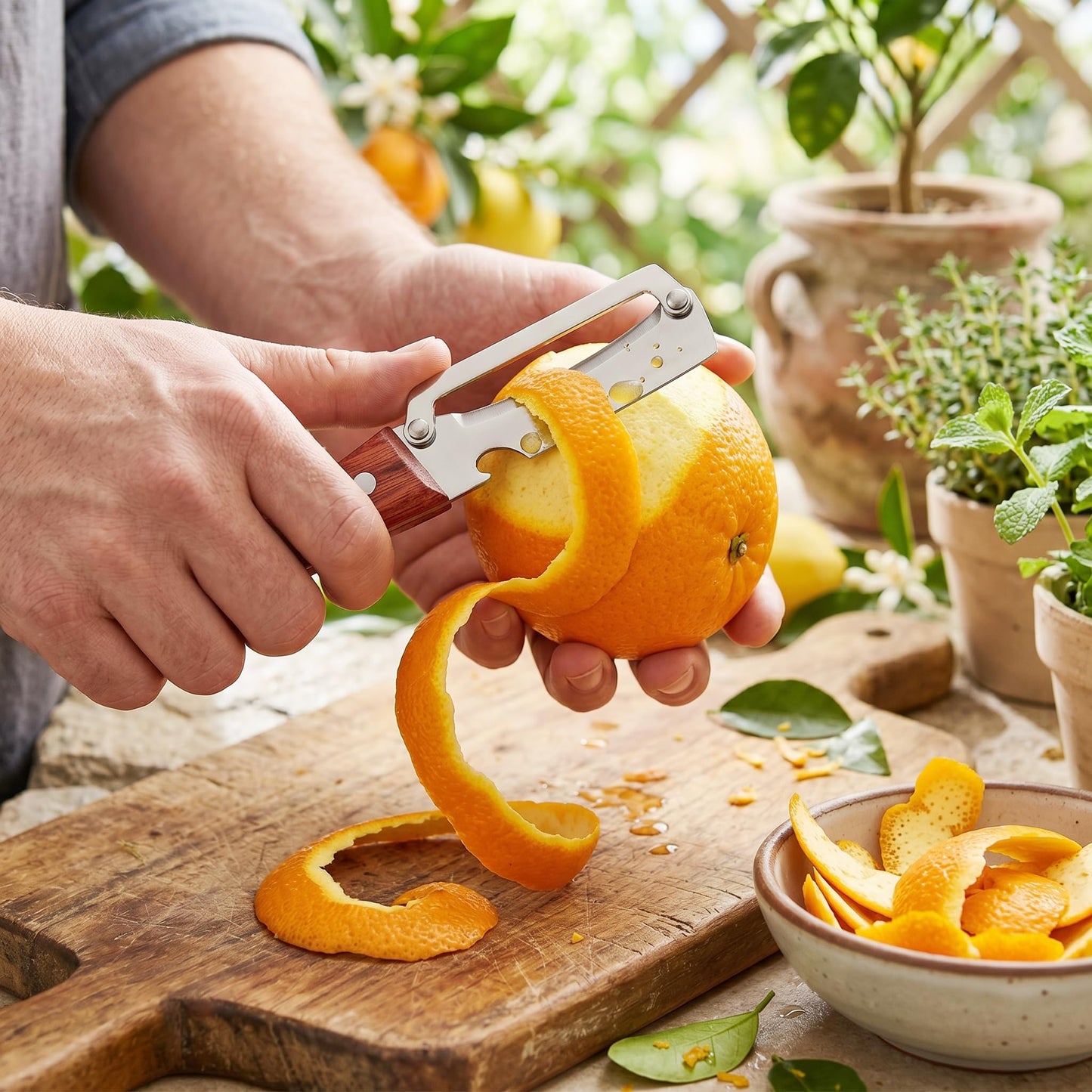 Multifunctional Vegetable Peeler for Kitchen & Bottle Opener,2 in 1 Stainless Steel Paring Knife for Fruit Veggie,Kitchen Gadgets for Sugar Cane Potato Fruit Pineapple Pumpkin Veggie Peeler(2 PCS)