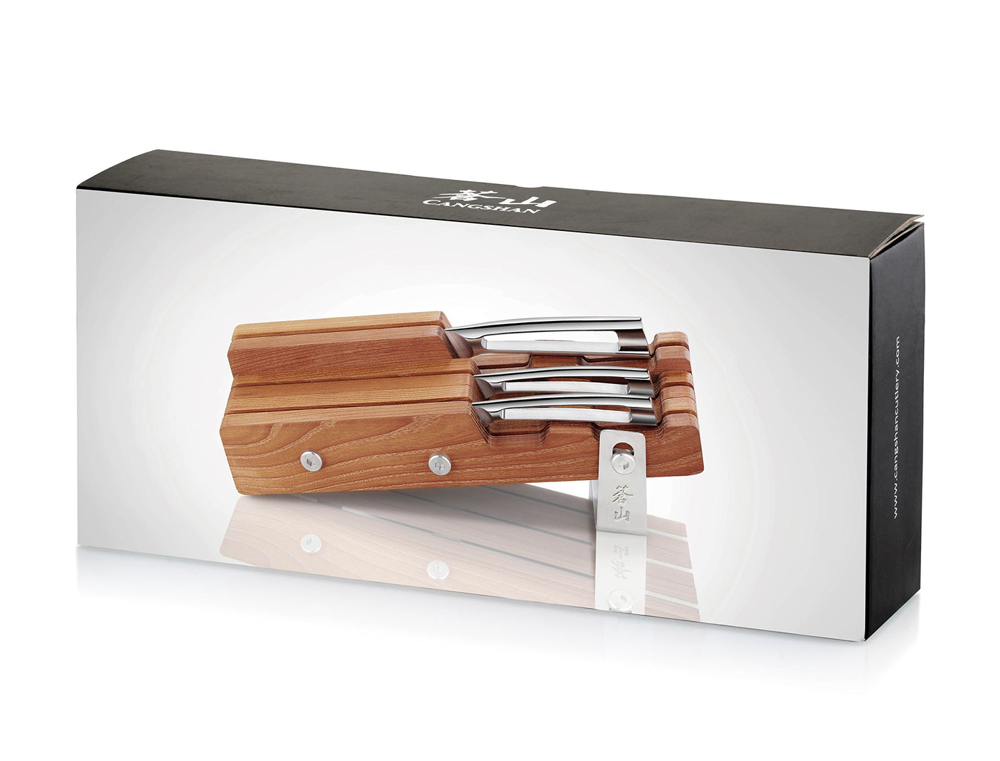 Cangshan N1 Series 61857 German Steel Forged 4-Piece Starter Knife Block Set
