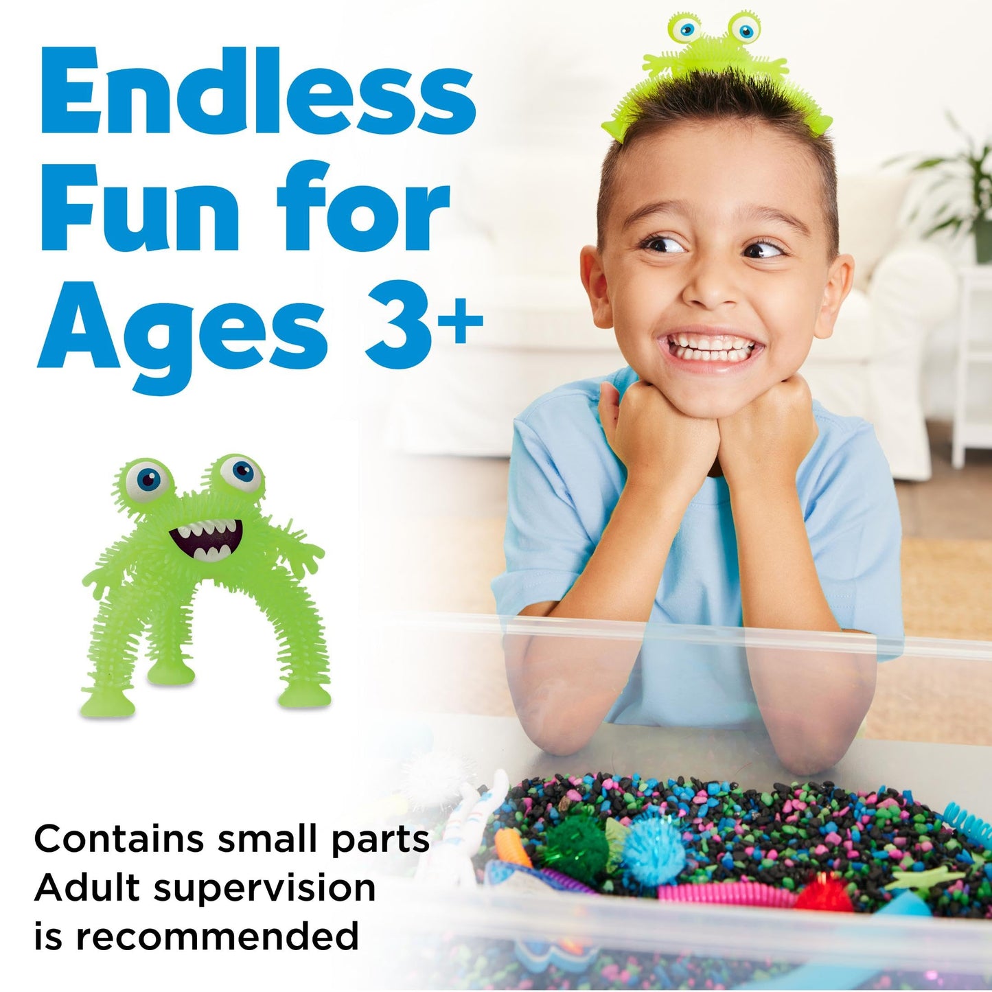 Creativity for Kids Sensory Bin: Outer Space Toys - Preschool and Toddler Sensory Toys, Kids Gifts for Boys and Girls Ages 3-5+, 10.25 x 14.5 x 4.75 inches