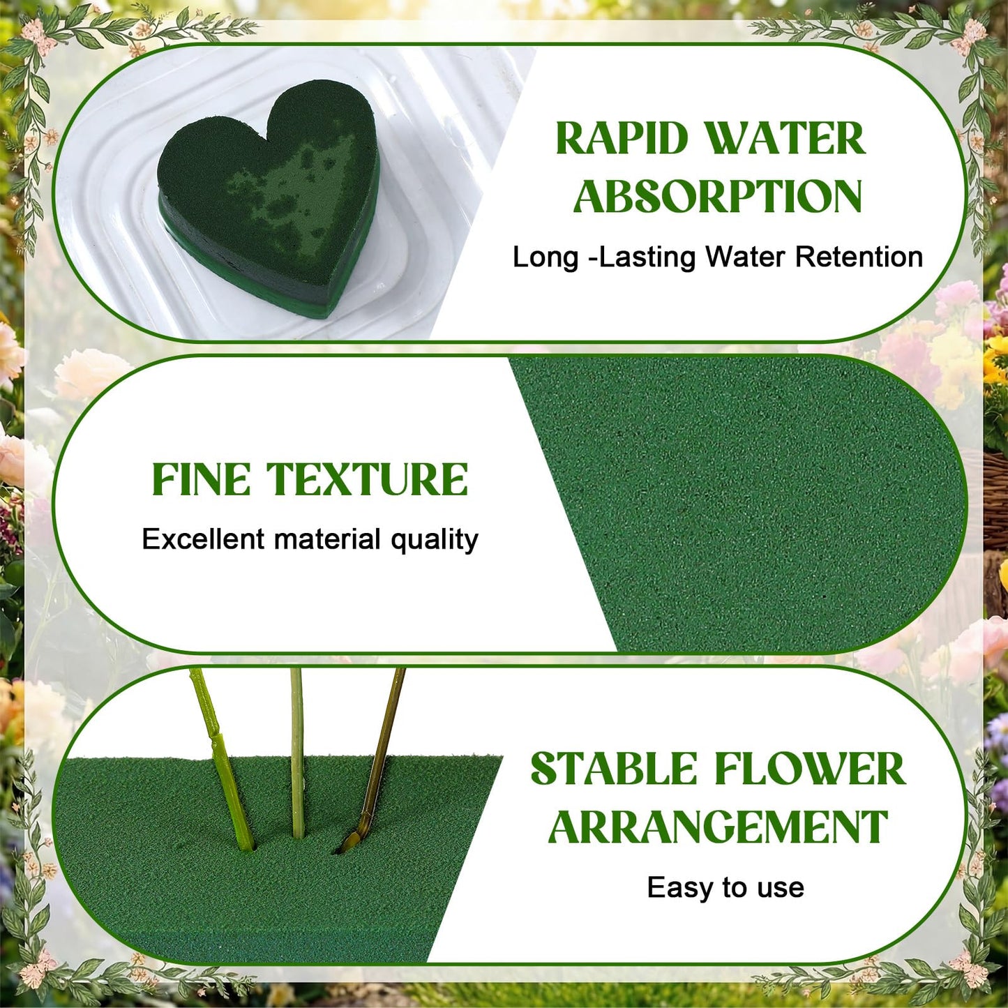 FunooFuno 12 Pcs Plastic Heart Shaped Boxes for Flower 2.95" x 2.95" Plastic Gifts Box with Lids Floral Foam Mini Clear Heart Containers Thank You Gifts for Teacher Mother's Day Wedding Anniversary