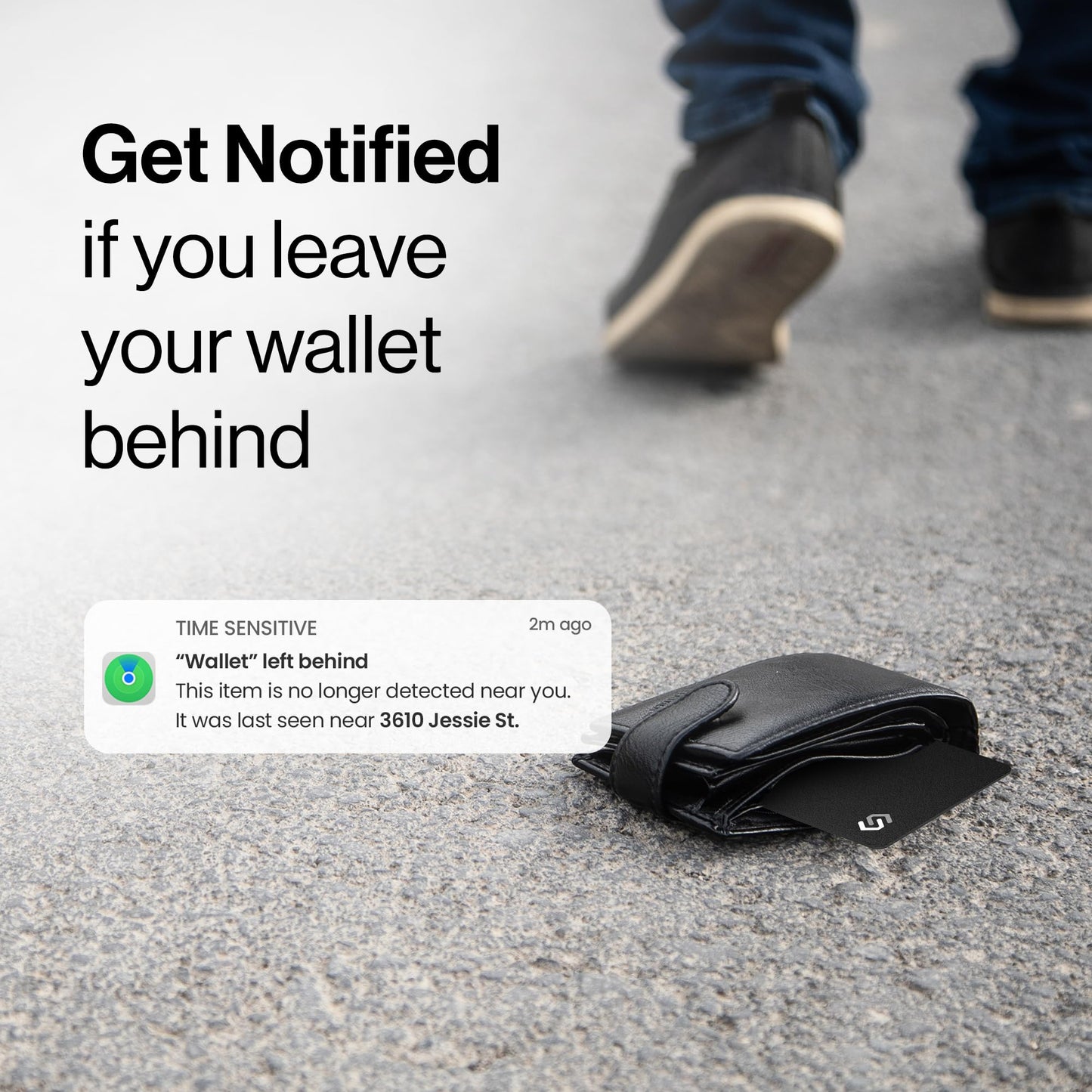 SPOTMINDERS Apple MFi Certified Wallet Tracker PRO for Travel Credit Card Design Works with Apple Find My IP68 Waterproof Rechargeable Tracking Card for Wallet Luggage Passport 0.07in Slim Item Finder