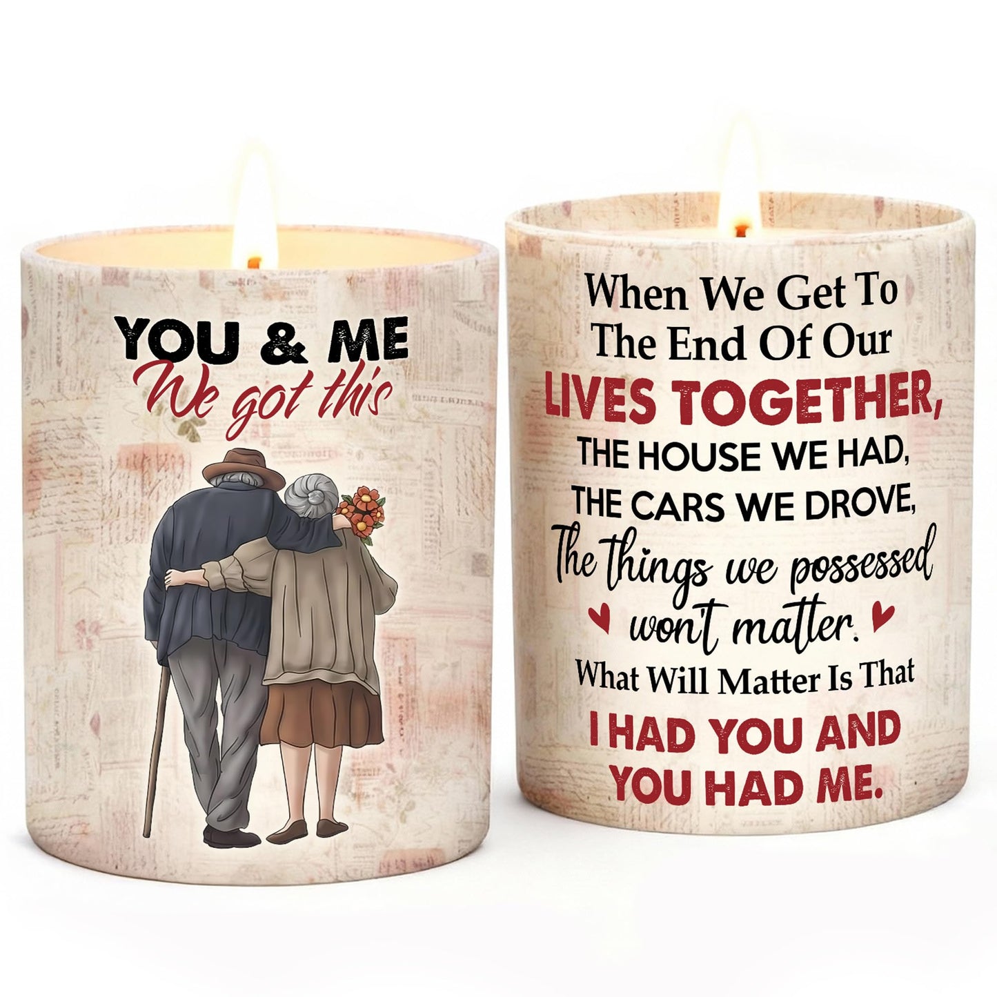 Lavender Candle - Romantic Gifts for Her, Him, Women, Men, Wife, Girlfriend, Boyfriend, Husband - Couples Gift for Anniversary, Christmas, Valentines Day Gifts & More - Stocking Stuffer for Women Men