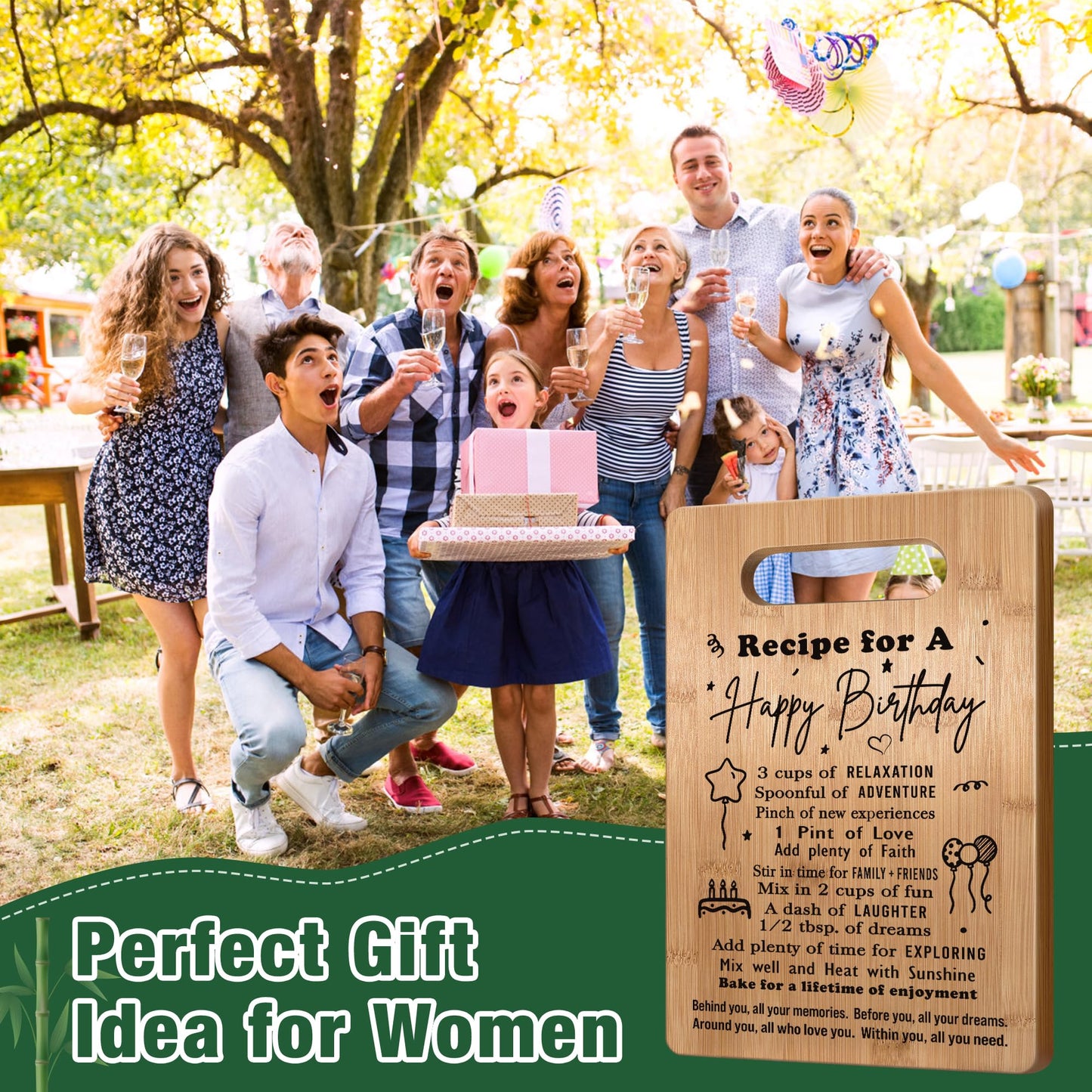 2026 Birthday Gifts for Women Men, Birthday Gifts for Her Him, Years Old Birthday Gifts, Birthday Gift Ideas, Birthday Decorations for Women Men, Happy Birthday Cutting Board Gifts
