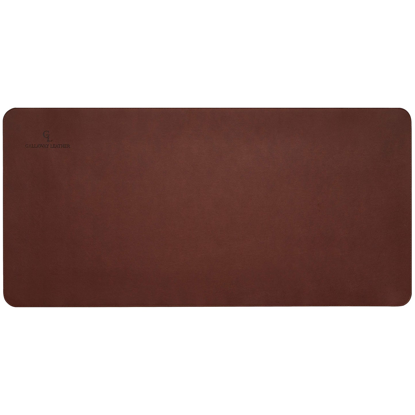 Gallaway Leather Desk Mat, Office Writing Desk Pad, Large 36" x 17" Dark Brown, for Top of Desks, Gift Ready Elegant Computer Desk Cover Protector PU Leather