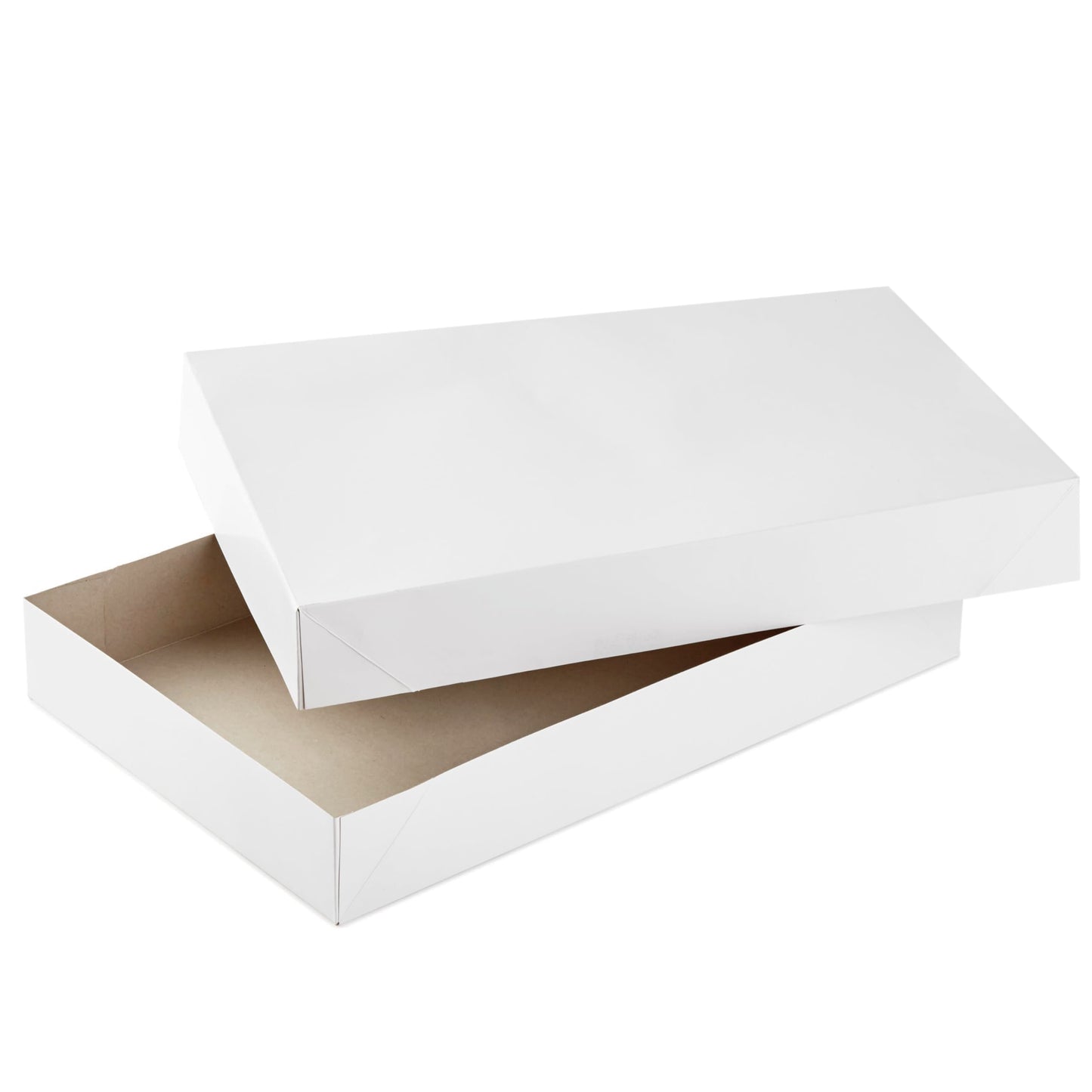 Hallmark 17" XL Gift Boxes with Lids (12 White Robe Boxes, White) for Birthdays, Graduations, Christmas, Weddings, Bridal Showers